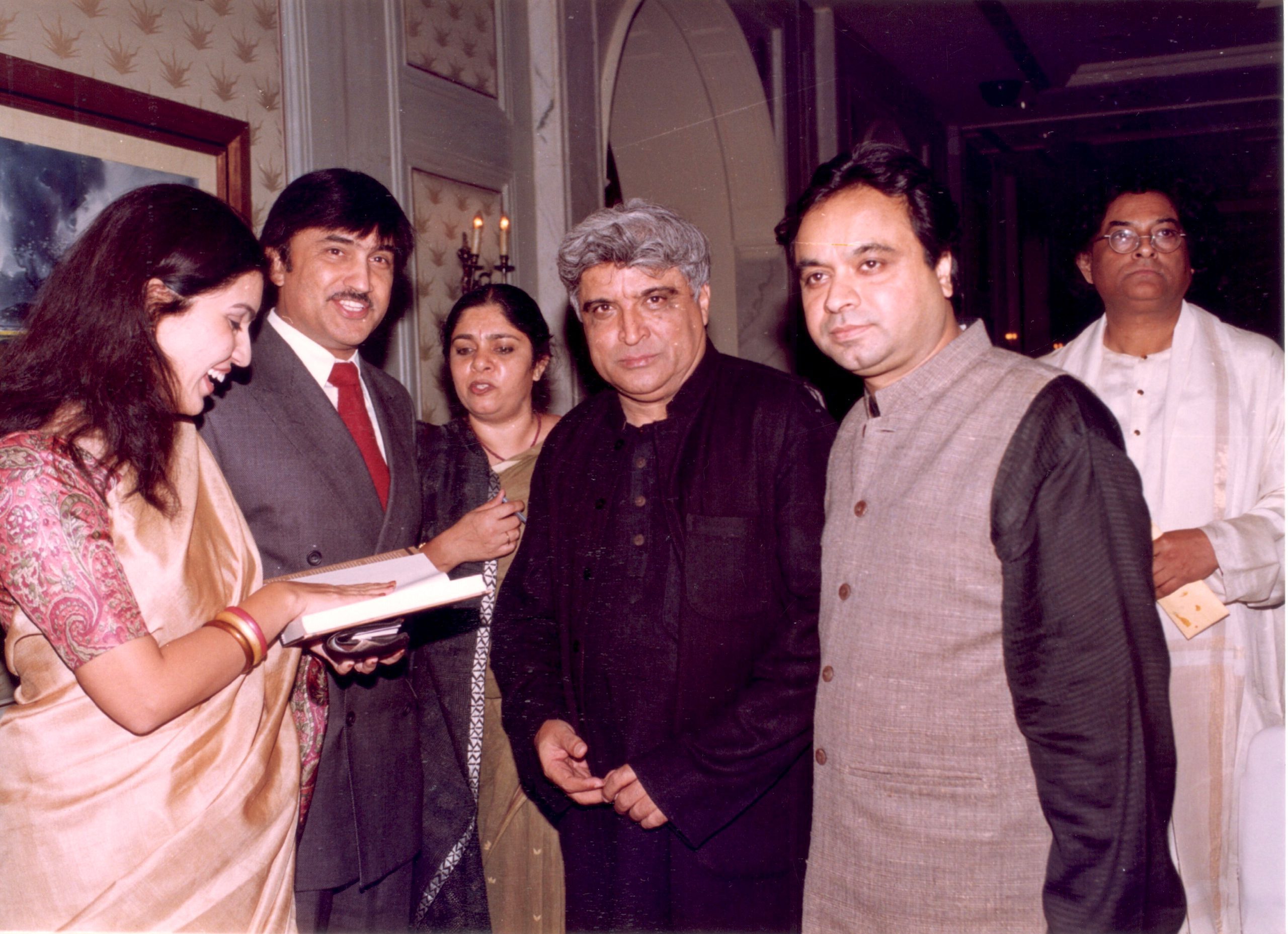 Sanjeev Bhargava with the famous Indian Screenwriter Mr. Javed Akhtar