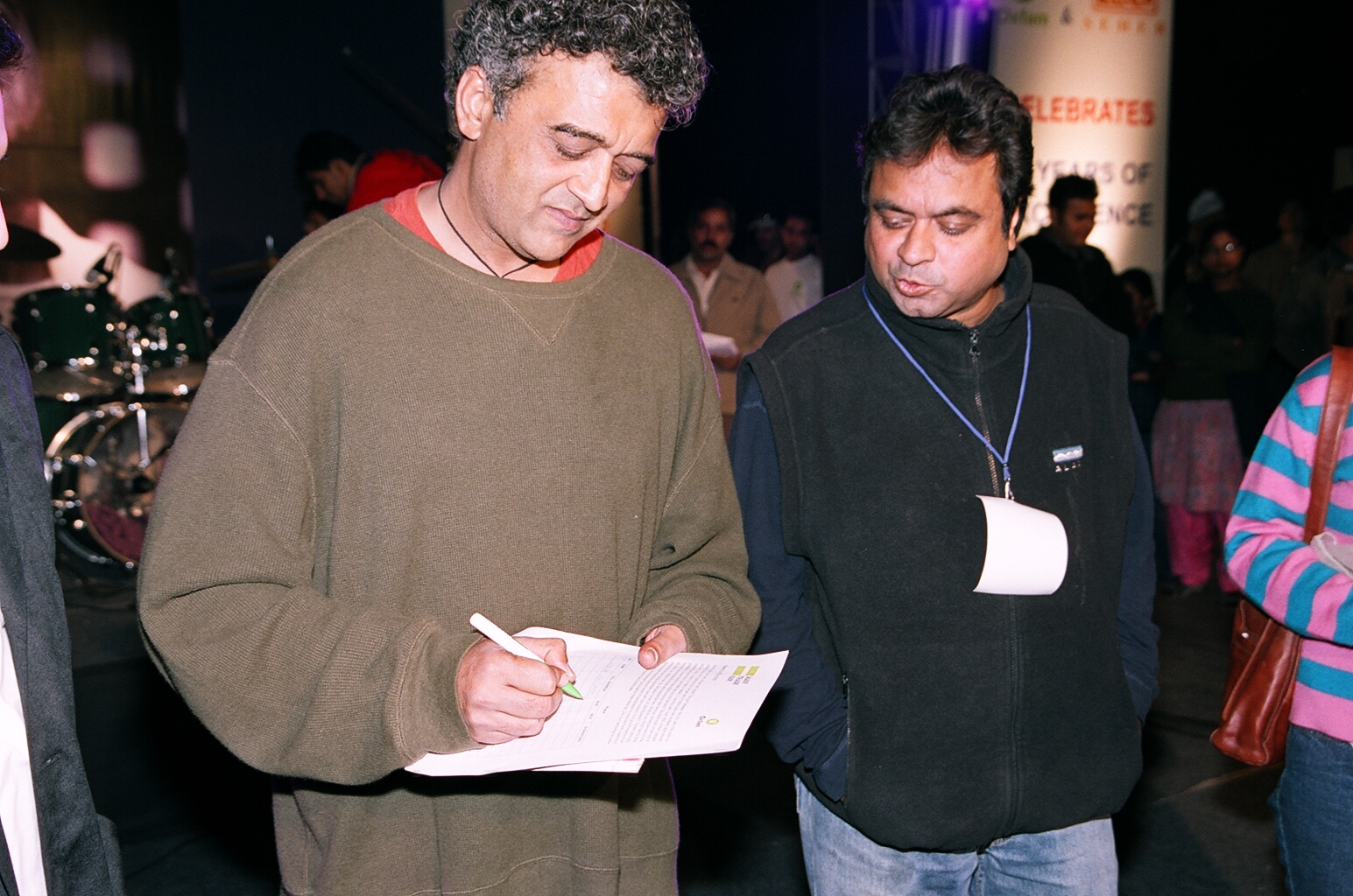 Indian Singer- Songwriter and Actor, Lucky Ali at “Lucky Ali Concert” organised by Seher in 2005